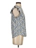 Democracy Blue Short Sleeve Blouse Size XS - photo 4