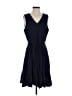 Calvin Klein Solid Blue Casual Dress Size 0 - photo 1