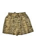 Zara Animal Print Gold Shorts Size S - photo 1