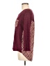 Charming Charlie 100% Polyester Burgundy Pullover Sweater Size M - photo 5