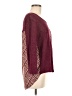 Charming Charlie 100% Polyester Burgundy Pullover Sweater Size M - photo 4