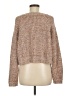 En Creme Metallic Tan Orange Pullover Sweater Size M - photo 2