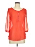 Countess Orange 3/4 Sleeve Blouse Size M - photo 1