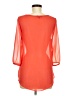 Countess Orange 3/4 Sleeve Blouse Size M - photo 2