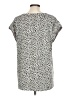 Hem & Thread Animal Print Silver Short Sleeve T-Shirt Size L - photo 2
