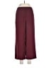 Halogen Solid Burgundy Casual Pants Size 6 - photo 1