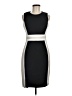 Andrew Marc Color Block Black Cocktail Dress Size 6 - photo 1