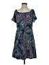 Unbranded Print Blue Teal Casual Dress Size S - photo 1