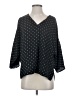 Vince Camuto 100% Polyester Polka Dots Black 3/4 Sleeve Blouse Size XS - photo 1