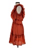 DRA 100% Polyester Orange Casual Dress Size XS - photo 5