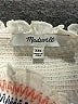 Madewell Ivory Short Sleeve Blouse Size XXS - photo 7