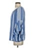 Fever 100% Rayon Blue 3/4 Sleeve Blouse Size S - photo 5