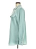 D&Co. 100% Polyester Teal Long Sleeve Blouse Size M - photo 5