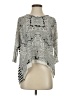 CAbi 100% Viscose Gray 3/4 Sleeve Blouse Size S - photo 1