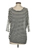 CAbi 100% Viscose Gray 3/4 Sleeve Blouse Size S - photo 2