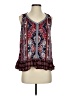 BILA 100% Rayon Red Sleeveless Blouse Size S - photo 1