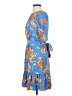Cynthia Steffe 100% Polyester Print Blue Casual Dress Size 0 - photo 5