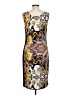 PREMISE Paisley Black Cocktail Dress Size L - photo 2
