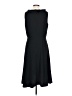 Ann Taylor 100% Polyester Solid Black Cocktail Dress Size 12 - photo 2