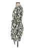 Kate Sylvester 100% Silk Animal Print Silver Cocktail Dress Size XS - photo 5