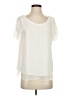 Cooper & Ella 100% Polyester Ivory Short Sleeve Blouse Size S - photo 1