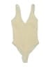 Unbranded Solid Ivory One Piece Swimsuit Size L - photo 1
