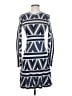 BCBGMAXAZRIA Chevron-herringbone Blue Casual Dress Size XS - photo 1