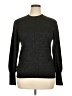 Ann Taylor LOFT Metallic Black Turtleneck Sweater Size XL - photo 1