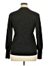 Ann Taylor LOFT Metallic Black Turtleneck Sweater Size XL - photo 2