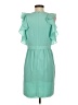 Shoshanna 100% Polyester Solid Teal Cocktail Dress Size 2 - photo 2