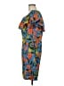 Laura 100% Polyester Tropical Blue Cocktail Dress Size 8 - photo 5