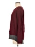Kersh Color Block Burgundy Pullover Sweater Size M - photo 5
