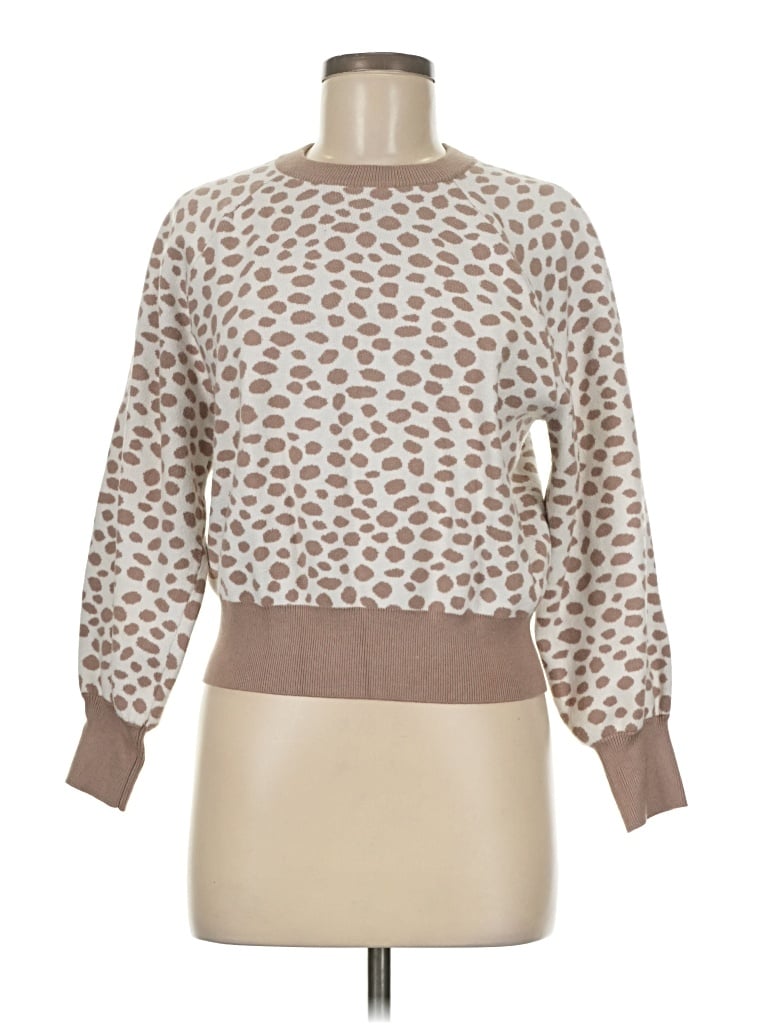 Pre-owned Ann Taylor Pullover Sweater In Tan