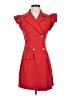 Shein 100% Polyester Red Casual Dress Size 4 - photo 1