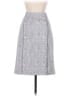 E3 by Etcetera Tweed Silver Ivory Formal Skirt Size 6 - photo 2
