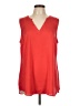 CAbi 100% Polyester Red Sleeveless Top Size L - photo 1