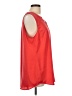 CAbi 100% Polyester Red Sleeveless Top Size L - photo 4