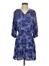 Eight Sixty Paisley Blue Casual Dress Size S - photo 1