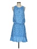Joie 100% Polyester Paisley Blue Casual Dress Size S - photo 1