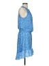 Joie 100% Polyester Paisley Blue Casual Dress Size S - photo 4