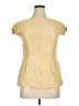 Casual Corner Gold Short Sleeve Top Size 14 - photo 1