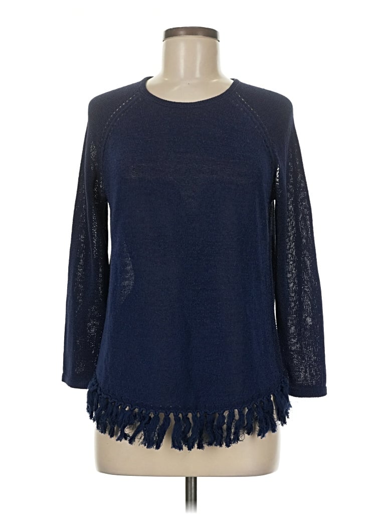 Pre-owned J. Mclaughlin Pullover Sweater In Blue