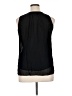 Ecru 100% Rayon Black Sleeveless Blouse Size L - photo 2