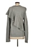 Diane von Furstenberg Gray Pullover Sweater Size P (petite) - photo 2