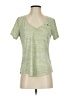 Nike 100% Polyester Green Active T-Shirt Size S - photo 1