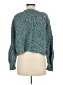 Ann Taylor LOFT Tweed Teal Pullover Sweater Size M - photo 2