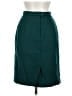 Briggs New York 100% Wool Solid Teal Green Wool Skirt Size 6 - photo 2