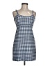 Assorted Brands Checkered-gingham Blue Casual Dress Size M (estimated) - photo 1