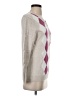 Van Heusen 100% Cotton Argyle White Pullover Sweater Size S - photo 4