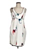 Thread Social Graphic White Cocktail Dress Size 8 - photo 1